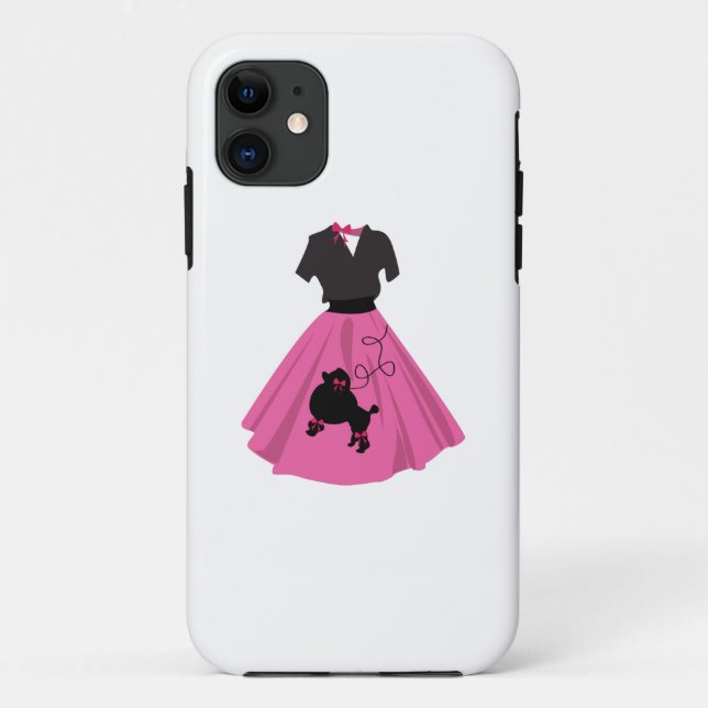 Capa Para iPhone Da Case-Mate Saia da caniche (Verso)