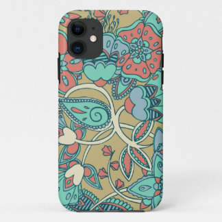 Capa Para iPhone Da Case-Mate Salmões & floral azul