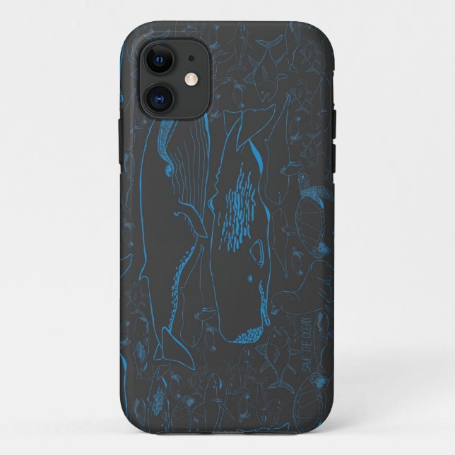 CAPA PARA iPhone DA Case-Mate SALVAR O OCEANO! (Verso)