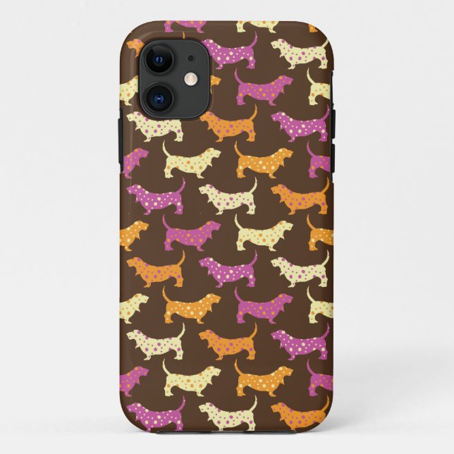 Capa Para iPhone Da Case-Mate Samba Bassets (Verso)