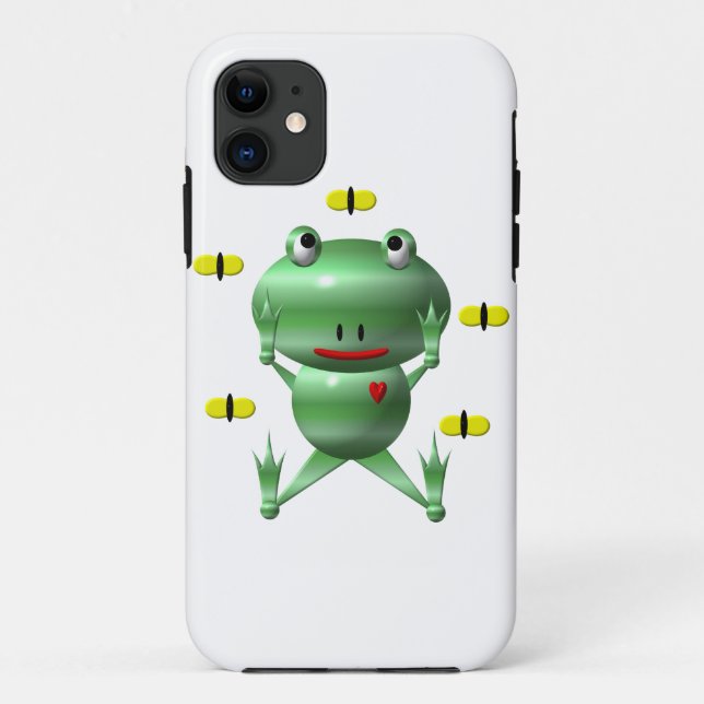 Capa Para iPhone Da Case-Mate Sapo Fofo com Moscas (Verso)