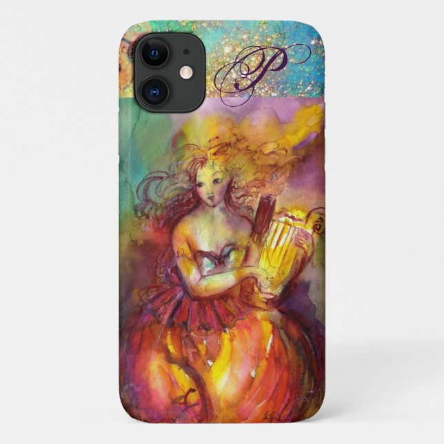 CAPA PARA iPhone DA Case-Mate SAPPHO, DANÇA, MÚSICA E MONOGRAMA DE POESIA (Verso)