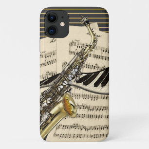 Capa Para iPhone Da Case-Mate Saxofone & música do piano