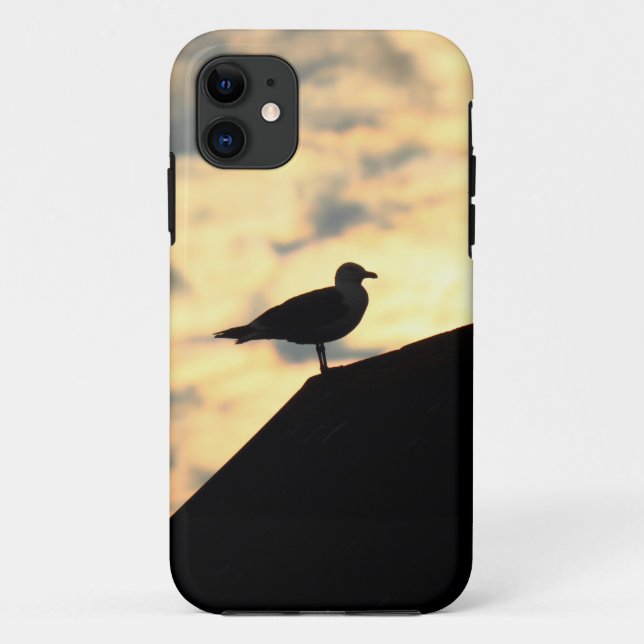 Capa Para iPhone Da Case-Mate Sea Gull Sunset (Verso)
