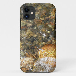 Capa Para iPhone Da Case-Mate Seixos Marrons e Cinzas Desgastados pelo Rio Abstr