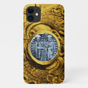Capa Para iPhone Da Case-Mate SELO DO MODELO KNIGHTS - amarelo