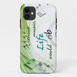 Capa Para iPhone Da Case-Mate Sem música, a vida Bb