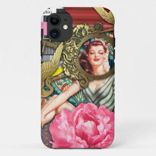 Capa Para iPhone Da Case-Mate Sem-Sinal - Colagem Digital de Senhora Marota