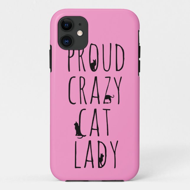 Capa Para iPhone Da Case-Mate Senhora de Gato Louca Orgulhosa (Verso)