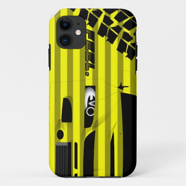 CAPA PARA iPhone DA Case-Mate SENSAÇÃO. AMARELO DA LUZ SOLAR. EVO (Verso)