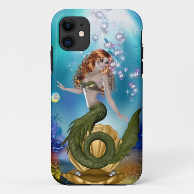 Capa Para iPhone Da Case-Mate Sereia no Mar (Verso)