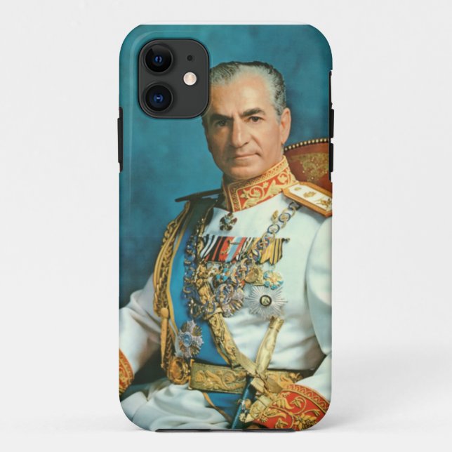 Capa Para iPhone Da Case-Mate shah do shah Pahlavi de Irã Mohammad Reza (Verso)