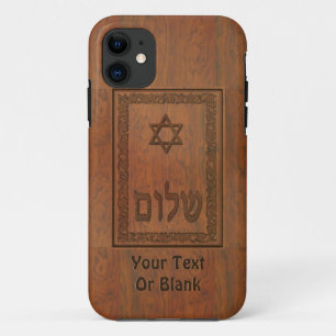 Capa Para iPhone Da Case-Mate Shalom De Madeira Esculpida