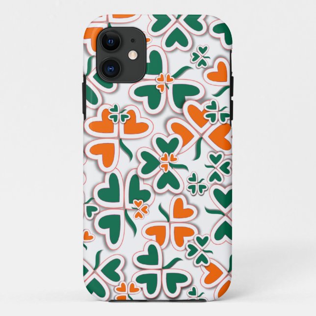 Capa Para iPhone Da Case-Mate Shamrock & Mais (Verso)