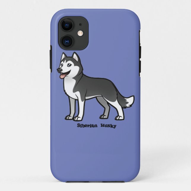 Capa Para iPhone Da Case-Mate Siberian Husky (Verso)