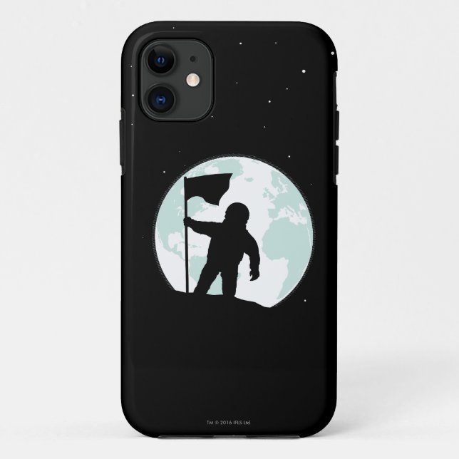 Capa Para iPhone Da Case-Mate Silhueta do astronauta (Verso)