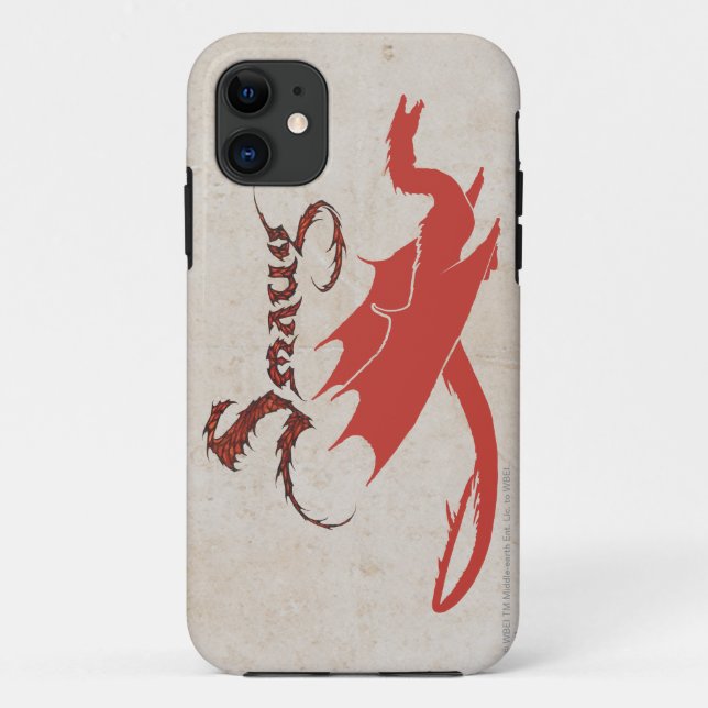 Capa Para iPhone Da Case-Mate Silhueta & nome de SMAUG™ (Verso)