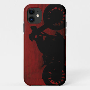 Capa Para iPhone Da Case-Mate silhueta preta da motocicleta