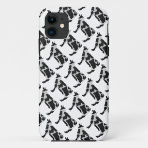Capa Para iPhone Da Case-Mate Silhueta preto e branco da vaca