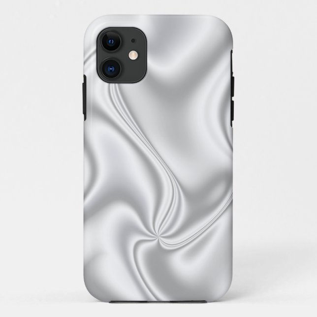 Capa Para iPhone Da Case-Mate Silver Satin (Verso)