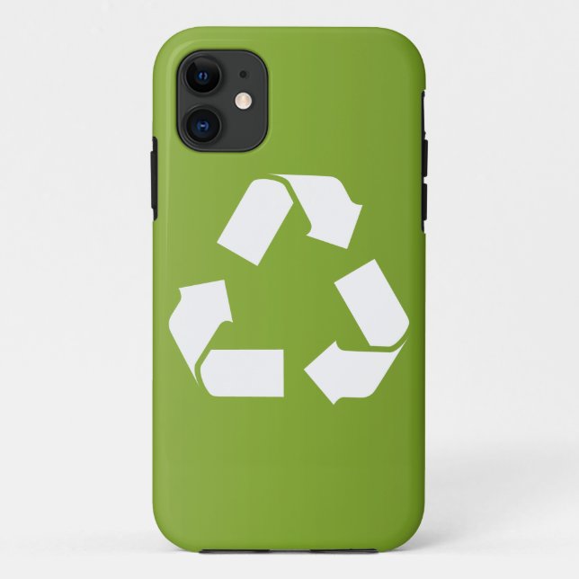 Capa Para iPhone Da Case-Mate SÍMBOLO DO reciclar (Verso)