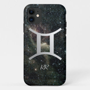 Capa Para iPhone Da Case-Mate Sinal da estrela do zodíaco dos Gêmeos no univer