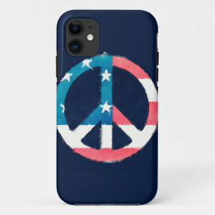 Capa Para iPhone Da Case-Mate Sinal de Paz Americano grunge