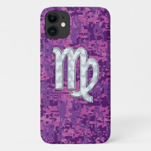 Capa Para iPhone Da Case-Mate Sinal de Virgo Zodiac na Camouglagem Digital Fuchs