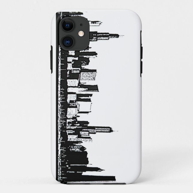 Capa Para iPhone Da Case-Mate Skyline de Chicago (Verso)