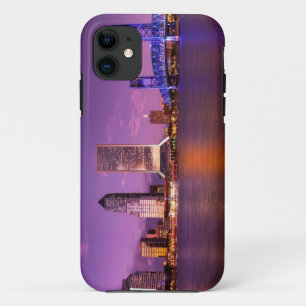 Capa Para iPhone Da Case-Mate Skyline de Jacksonville Florida na noite