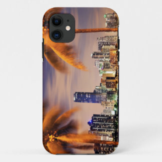 Capa Para iPhone Da Case-Mate Skyline dos EUA, Florida, Miami no crepúsculo