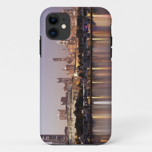 Capa Para iPhone Da Case-Mate Skyline dos EUA, Illinois, Chicago no crepúsculo