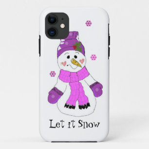 Capa Para iPhone Da Case-Mate Snowman Deixe nevar