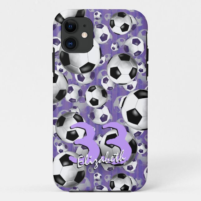 Capa Para iPhone Da Case-Mate Soccer Ballz! Futebol feminino (Verso)