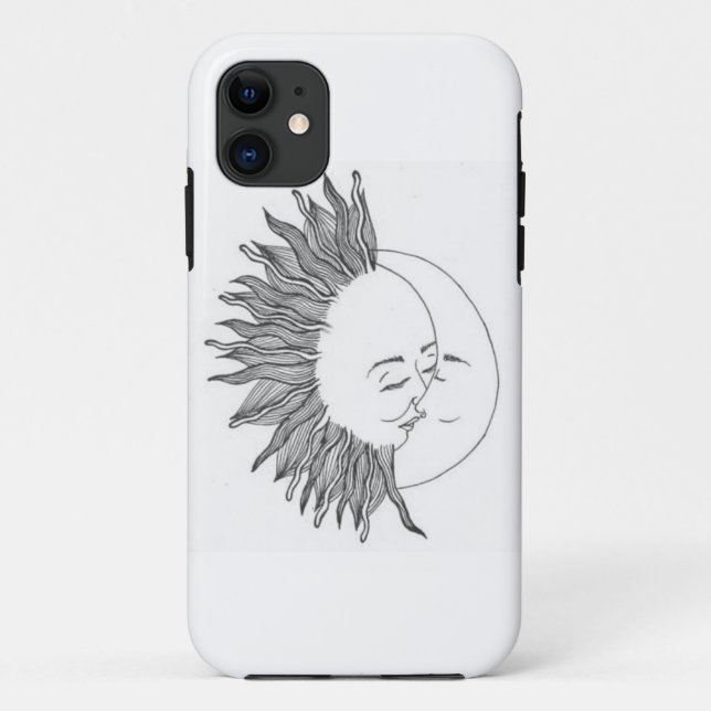 Capa Para iPhone Da Case-Mate sol e lua (Verso)