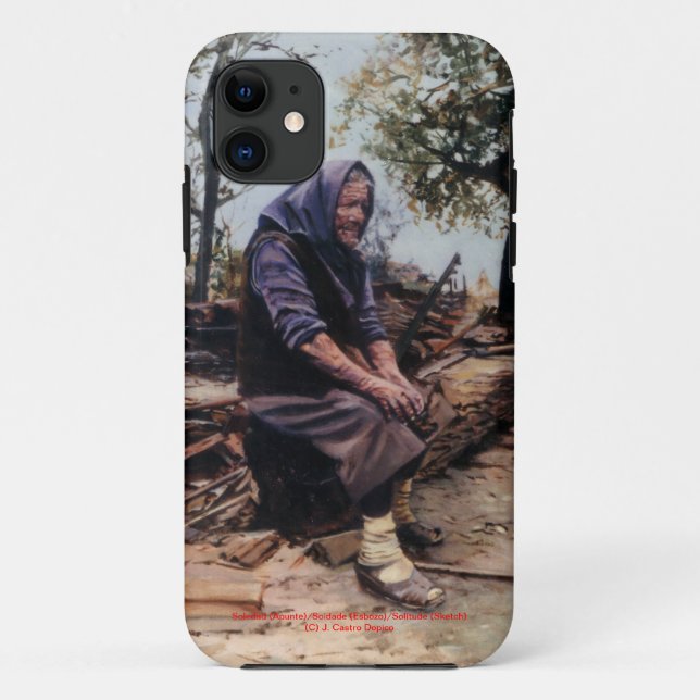 Capa Para iPhone Da Case-Mate Soledad (Apunte)/Solitude (Sketch) (Verso)