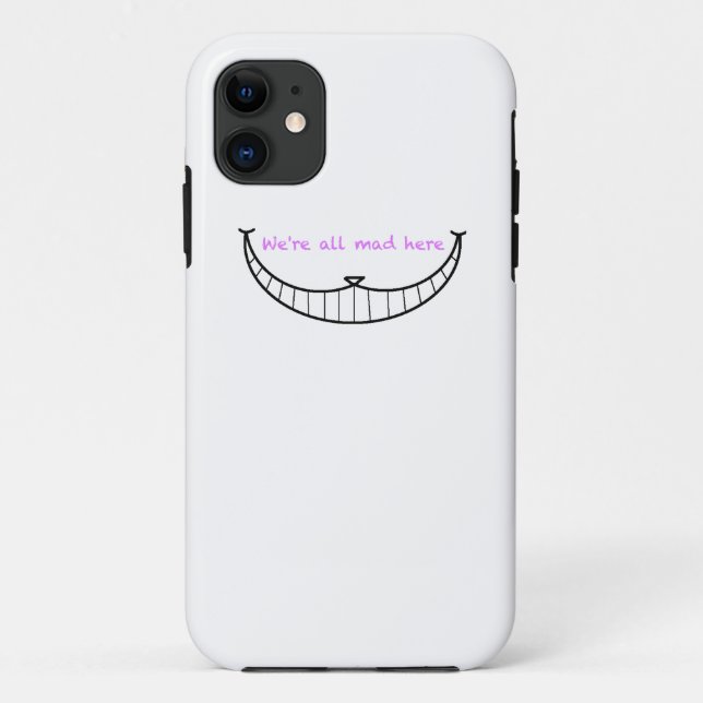 Capa Para iPhone Da Case-Mate Sorriso do gato de Cheshire (Verso)