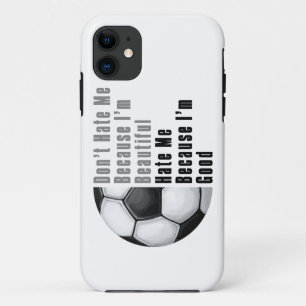 Capa Para iPhone Da Case-Mate Sou Bonita, Sou Boa Bola De Futebol