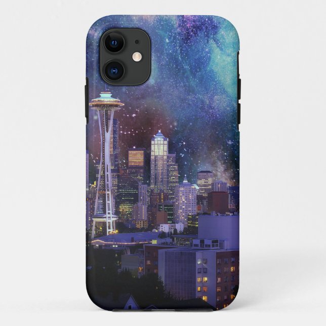 Capa Para iPhone Da Case-Mate Spacey Seattle (Verso)