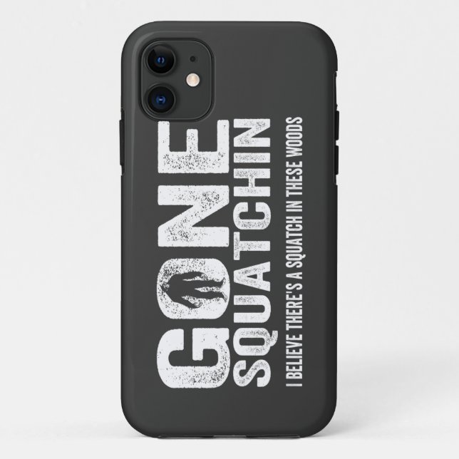 Capa Para iPhone Da Case-Mate SQUATCHIN IDOS Bigfoot refrigeram o texto do (Verso)