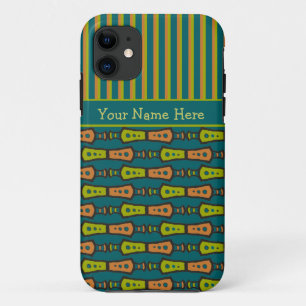 Capa Para iPhone Da Case-Mate Stripes, Padrão Tribal, Teal: Caso do iPhone 5/5 s