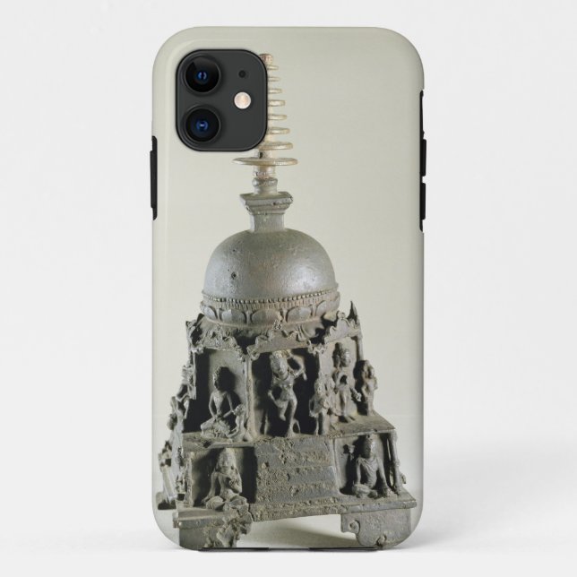 Capa Para iPhone Da Case-Mate Stupa, Pala, Nalanda, Bihar (bronze) (Verso)