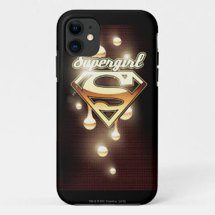 Capa Para iPhone Da Case-Mate Sugestões Douradas da Supergirl