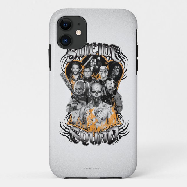 Capa Para iPhone Da Case-Mate Suicide Squad | Task Force X Tribal Tattoo (Verso)