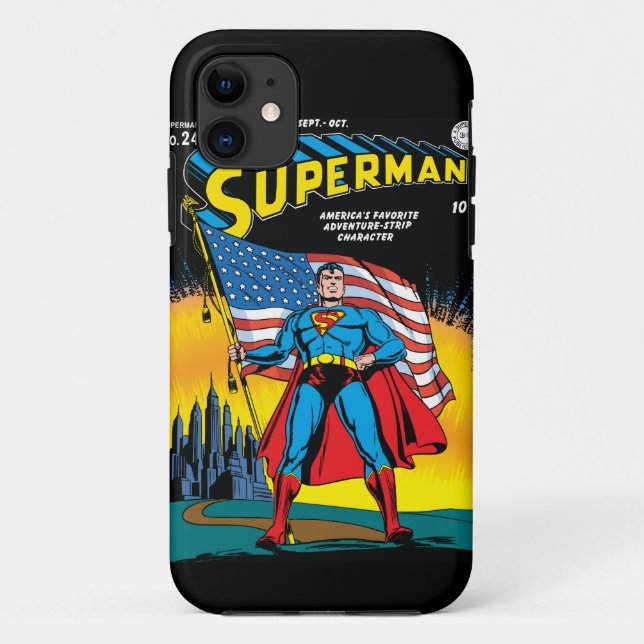 Capa Para iPhone Da Case-Mate Super-Homem nº 24 (Verso)