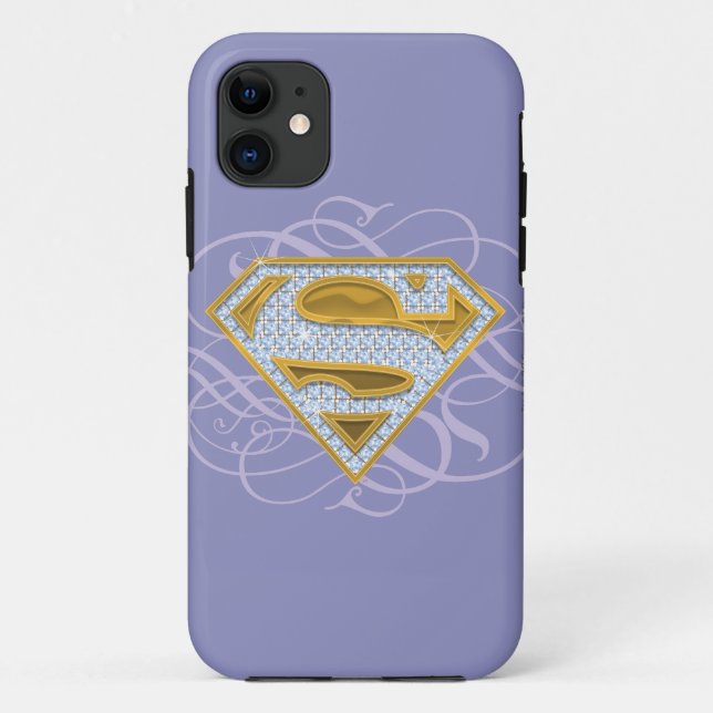 Capa Para iPhone Da Case-Mate Supergirl Blue Jewels 2 (Verso)