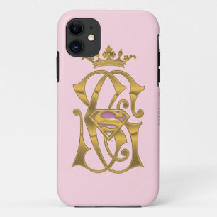 Capa Para iPhone Da Case-Mate Supergirl Dourada Crown