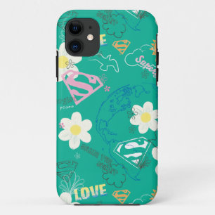 Capa Para iPhone Da Case-Mate Supergirl for Peace Pattern