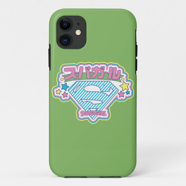 Capa Para iPhone Da Case-Mate Supergirl J-Pop 12 (Verso)