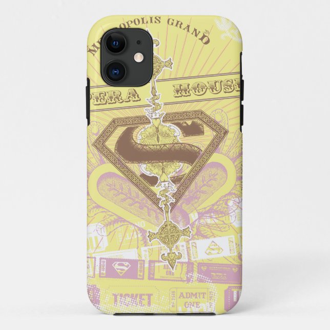 Capa Para iPhone Da Case-Mate Supergirl Opera House Yellow (Verso)